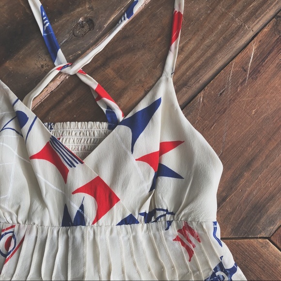 Anthropologie Banderole Silk Flag Top - Picture 2 of 6